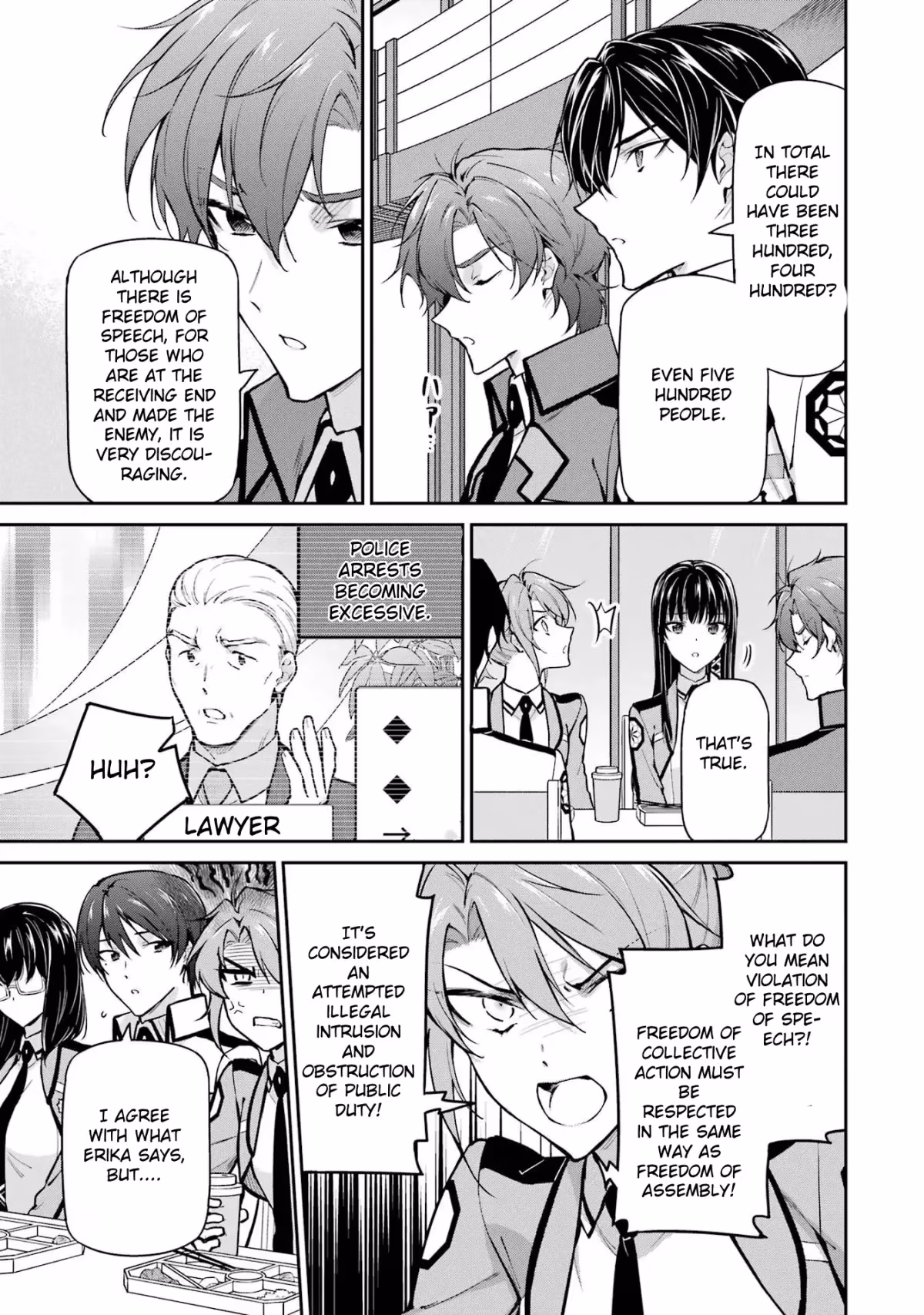 Read The Irregular at Magic High School: Master Clans Summit chapter 33 image 6 on Lezhin