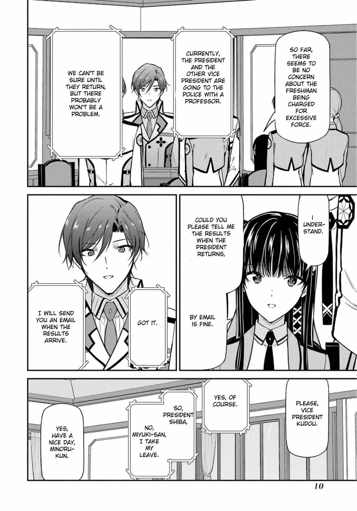 Read The Irregular at Magic High School: Master Clans Summit chapter 34 image 10 on Lezhin
