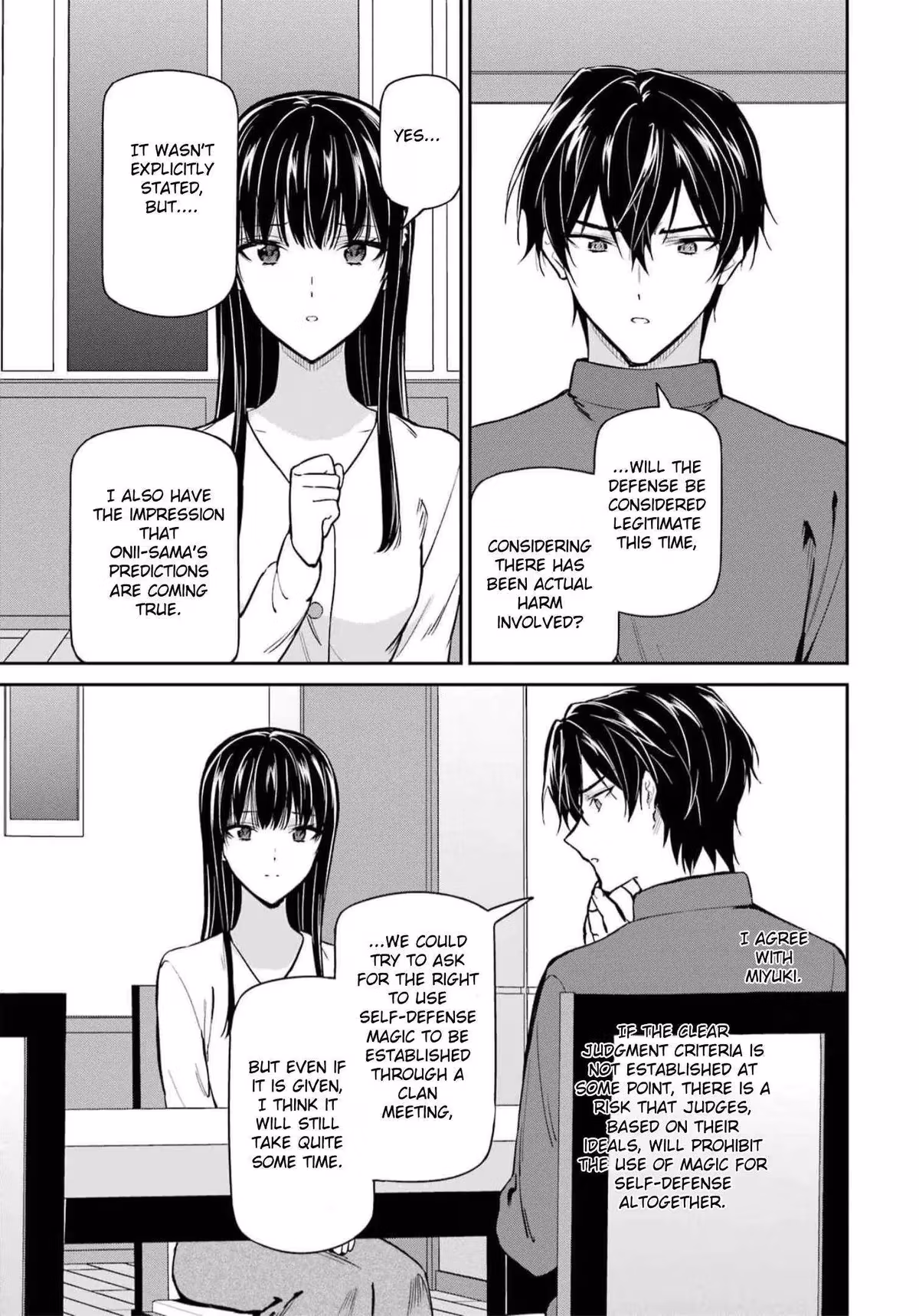 Read The Irregular at Magic High School: Master Clans Summit chapter 34 image 13 on Lezhin