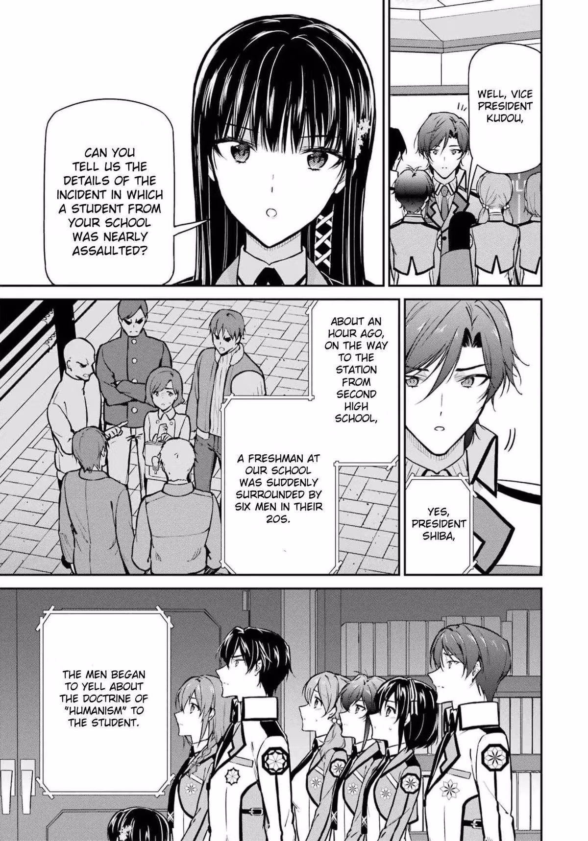 Read The Irregular at Magic High School: Master Clans Summit chapter 34 image 5 on Lezhin