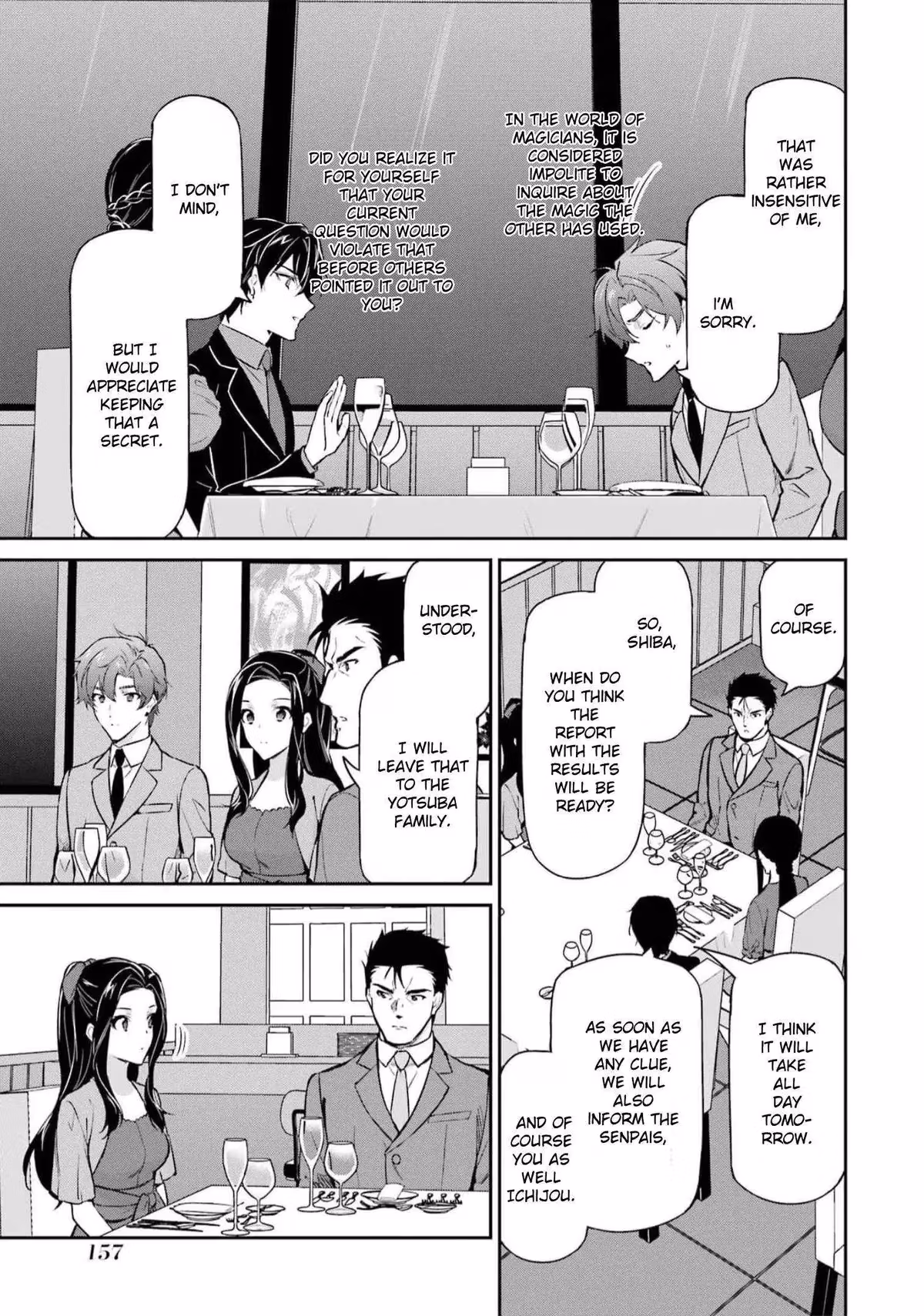 Read The Irregular at Magic High School: Master Clans Summit chapter 39 image 32 on Lezhin