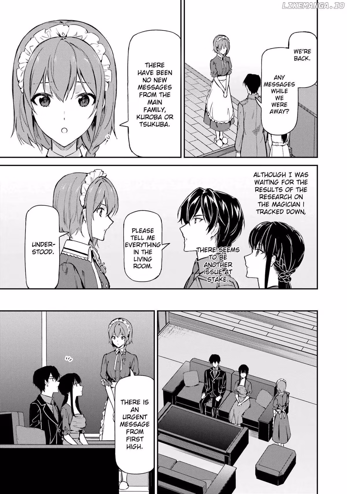 Read The Irregular at Magic High School: Master Clans Summit chapter 40 image 26 on Lezhin