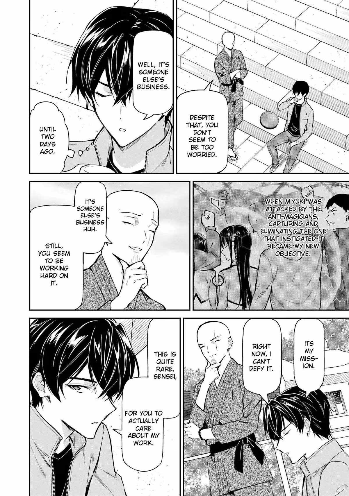 Read The Irregular at Magic High School: Master Clans Summit chapter 42 image 17 on Lezhin