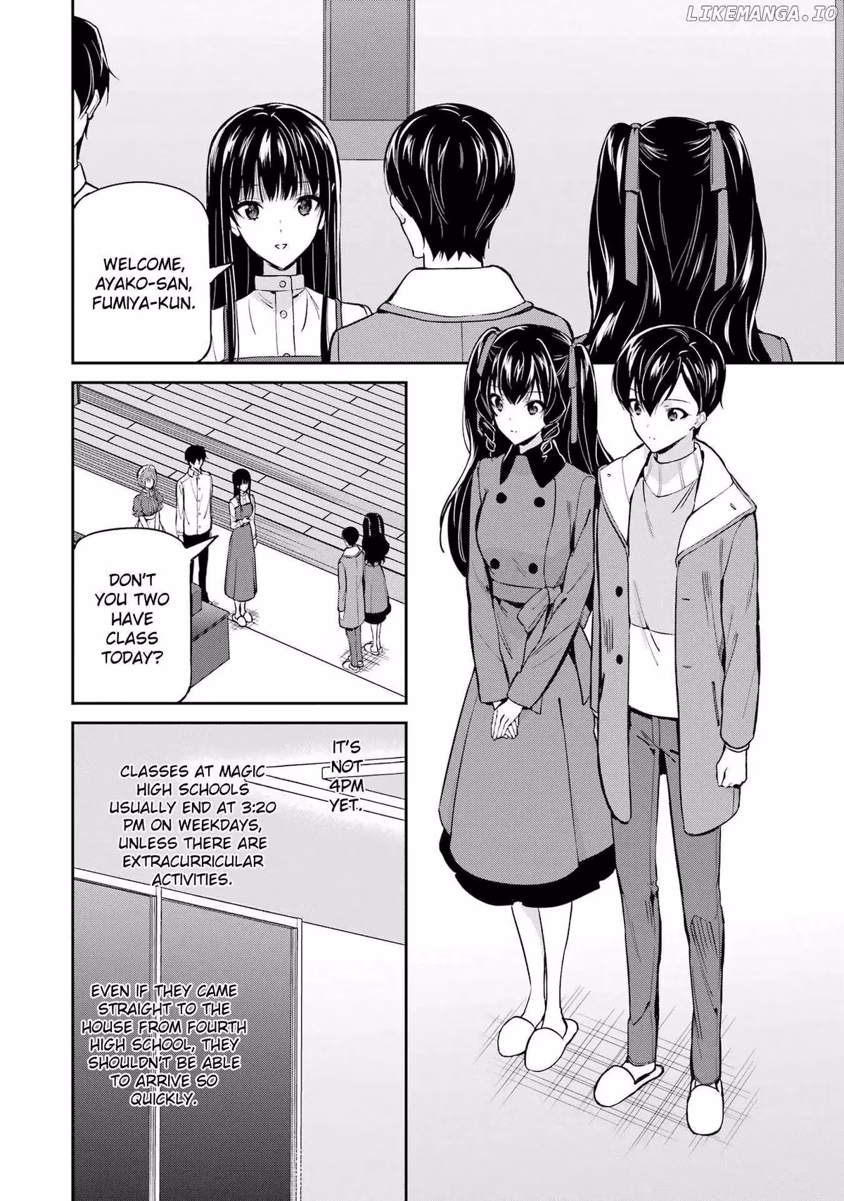 Read The Irregular at Magic High School: Master Clans Summit chapter 43 image 1 on Lezhin