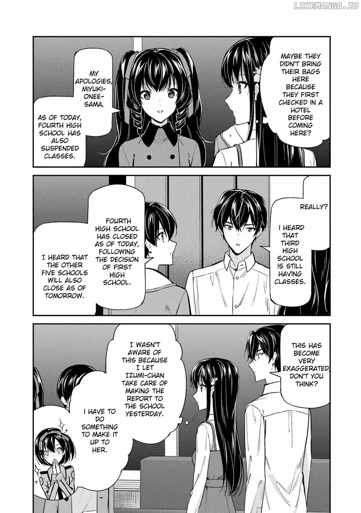 Read The Irregular at Magic High School: Master Clans Summit chapter 43 image 2 on Lezhin