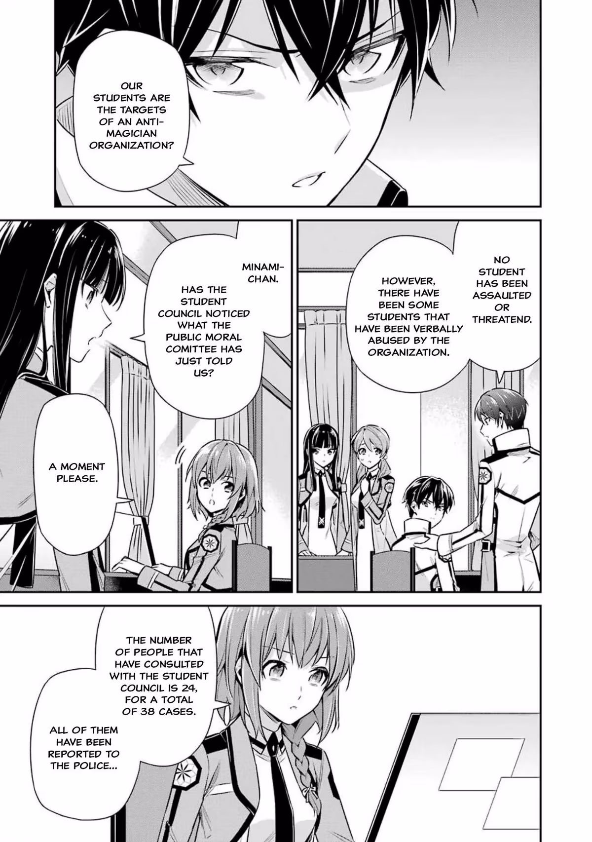Read The Irregular at Magic High School: Master Clans Summit chapter 5 image 27 on Lezhin