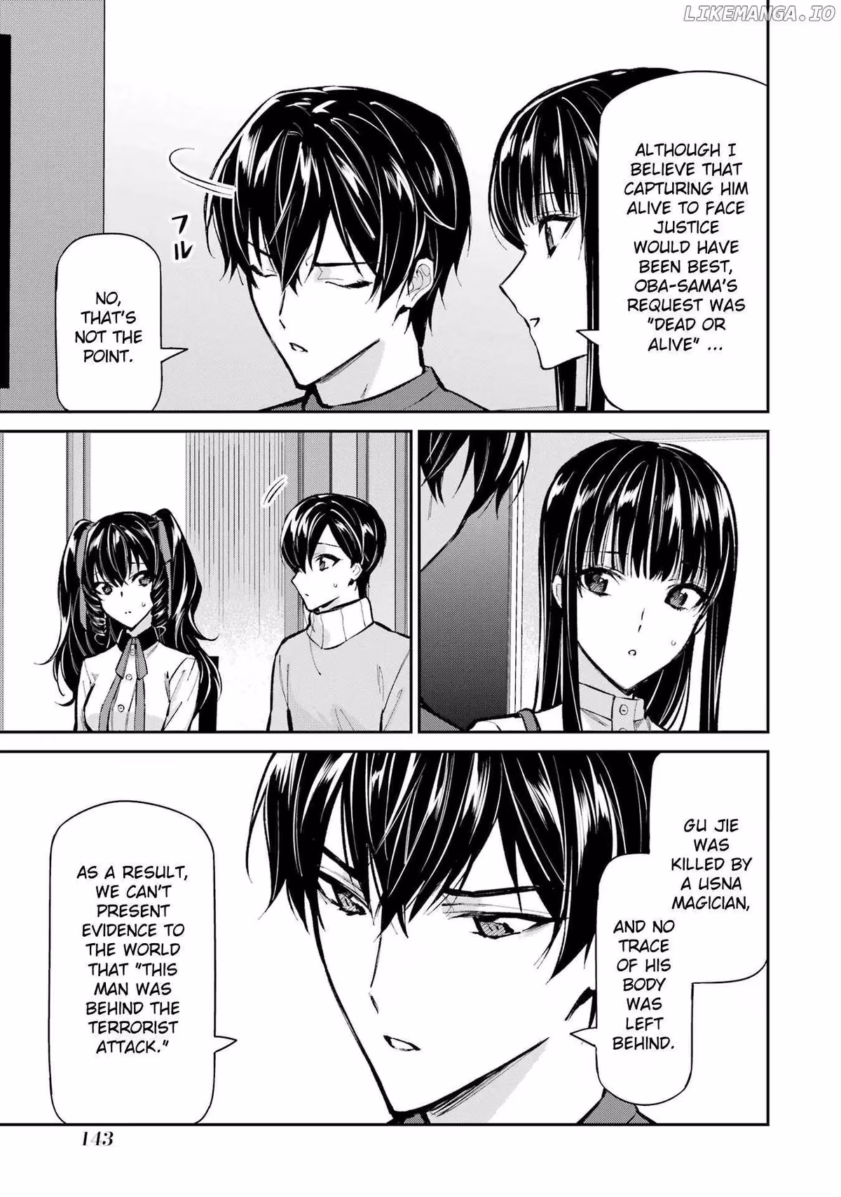 Read The Irregular at Magic High School: Master Clans Summit chapter 50 image 14 on Lezhin