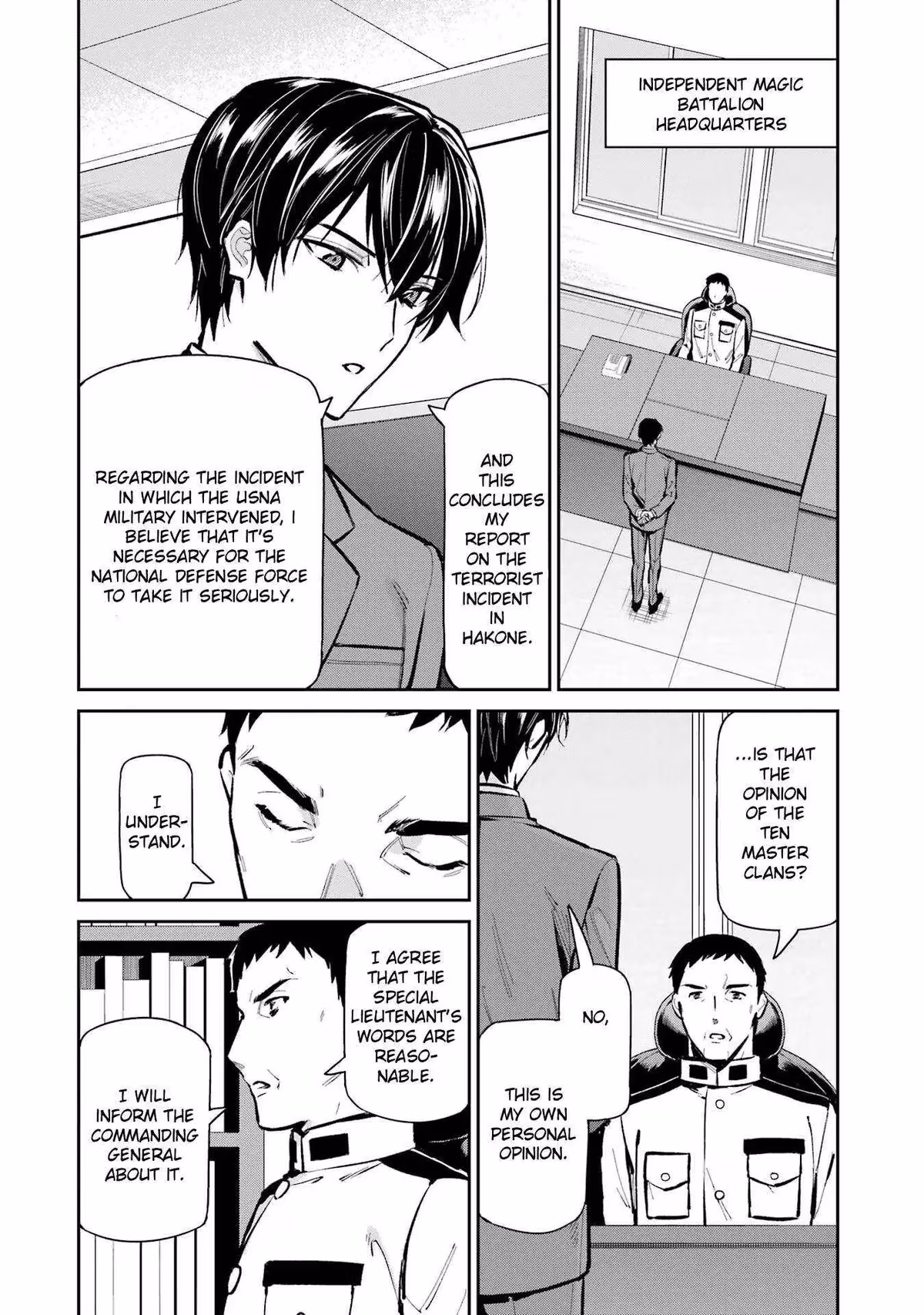 Read The Irregular at Magic High School: Master Clans Summit chapter 53 image 1 on Lezhin