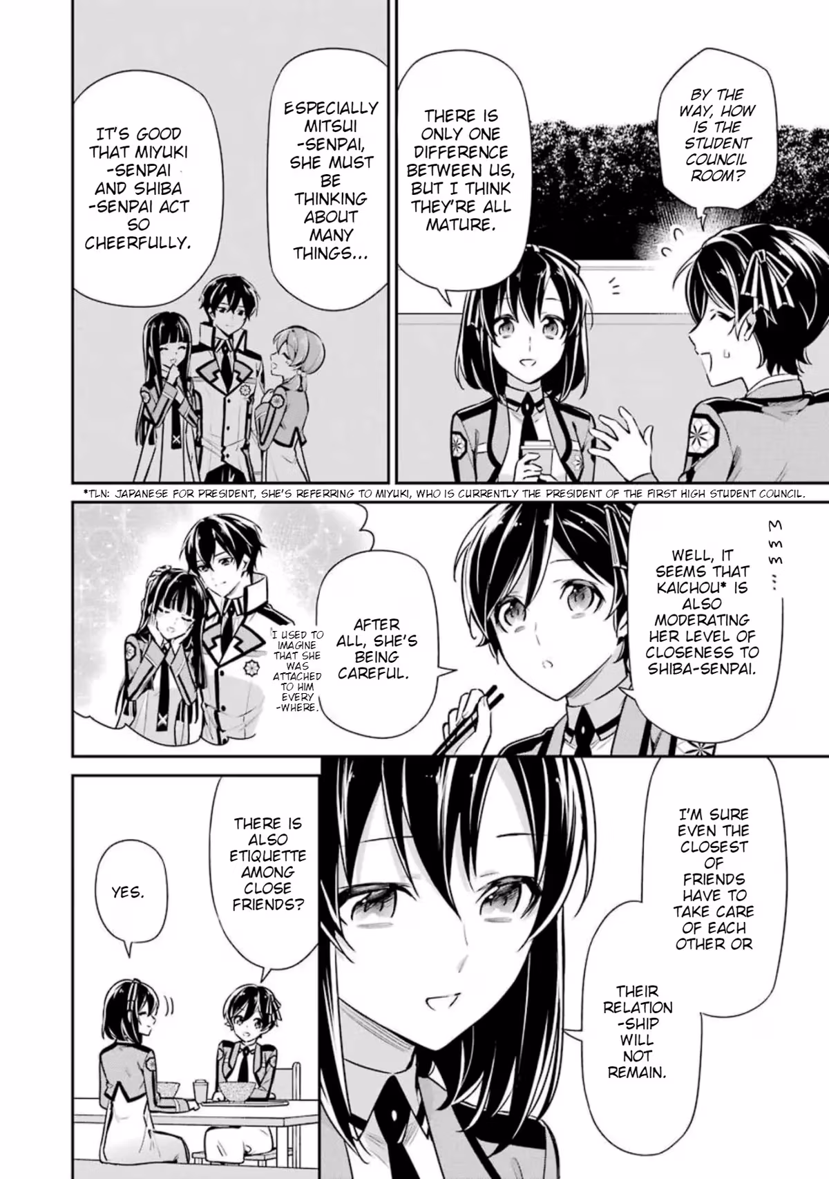 Read The Irregular at Magic High School: Master Clans Summit chapter 6 image 5 on Lezhin