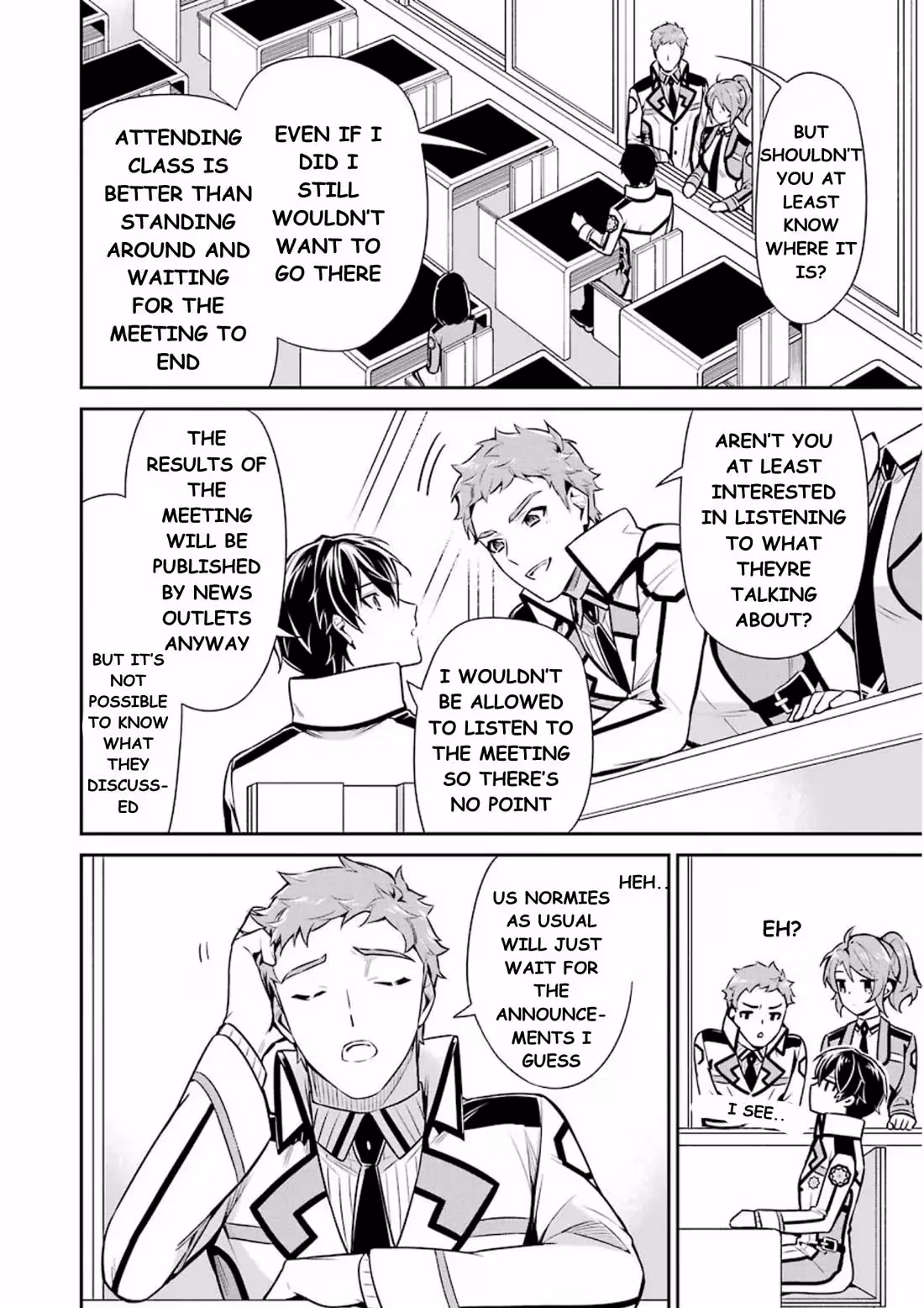 Read The Irregular at Magic High School: Master Clans Summit chapter 9 image 18 on Lezhin