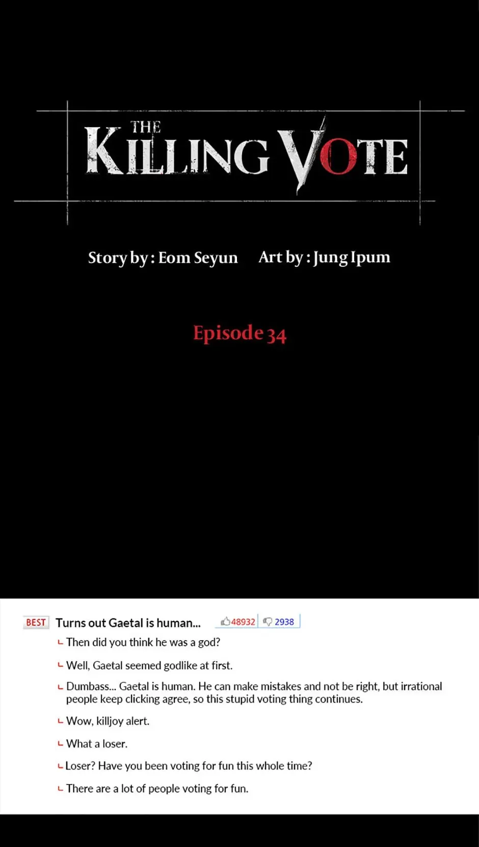 Read The Killing Vote chapter 34 image 2 on Lezhin