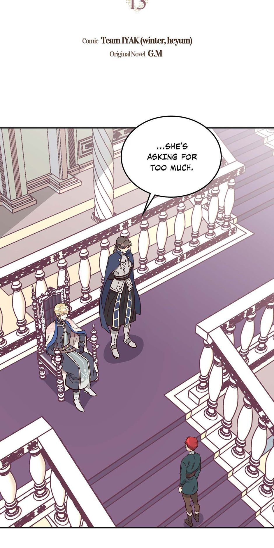 Read The Knight and Her Emperor chapter 13 image 2 on Lezhin