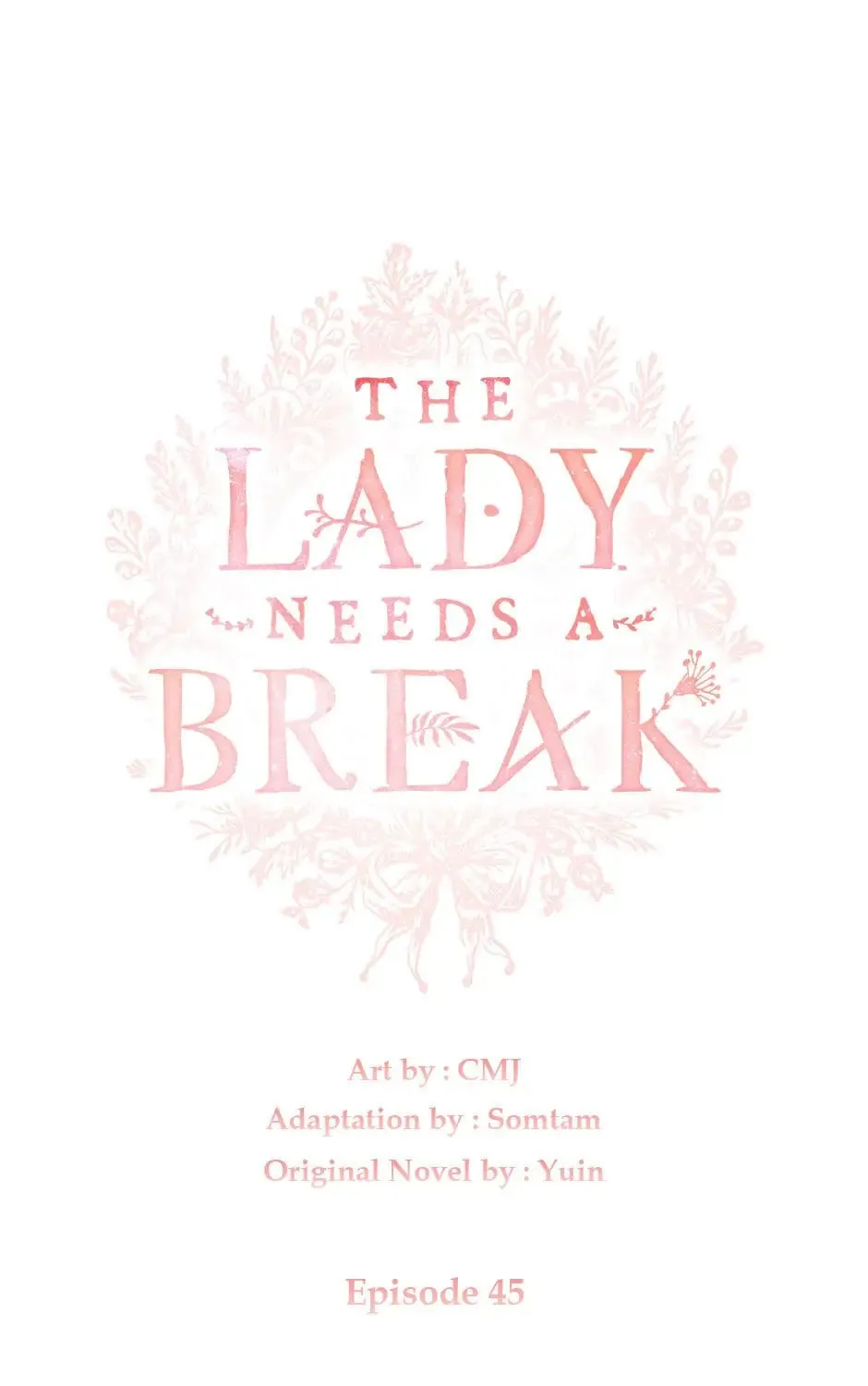 Read The Lady Needs a Break chapter 45 image 1 on Lezhin