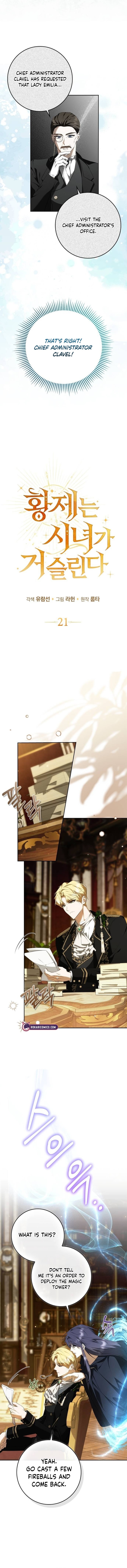 Read The Maid Gets on the Emperor’s Nerves chapter 21 image 4 on Lezhin