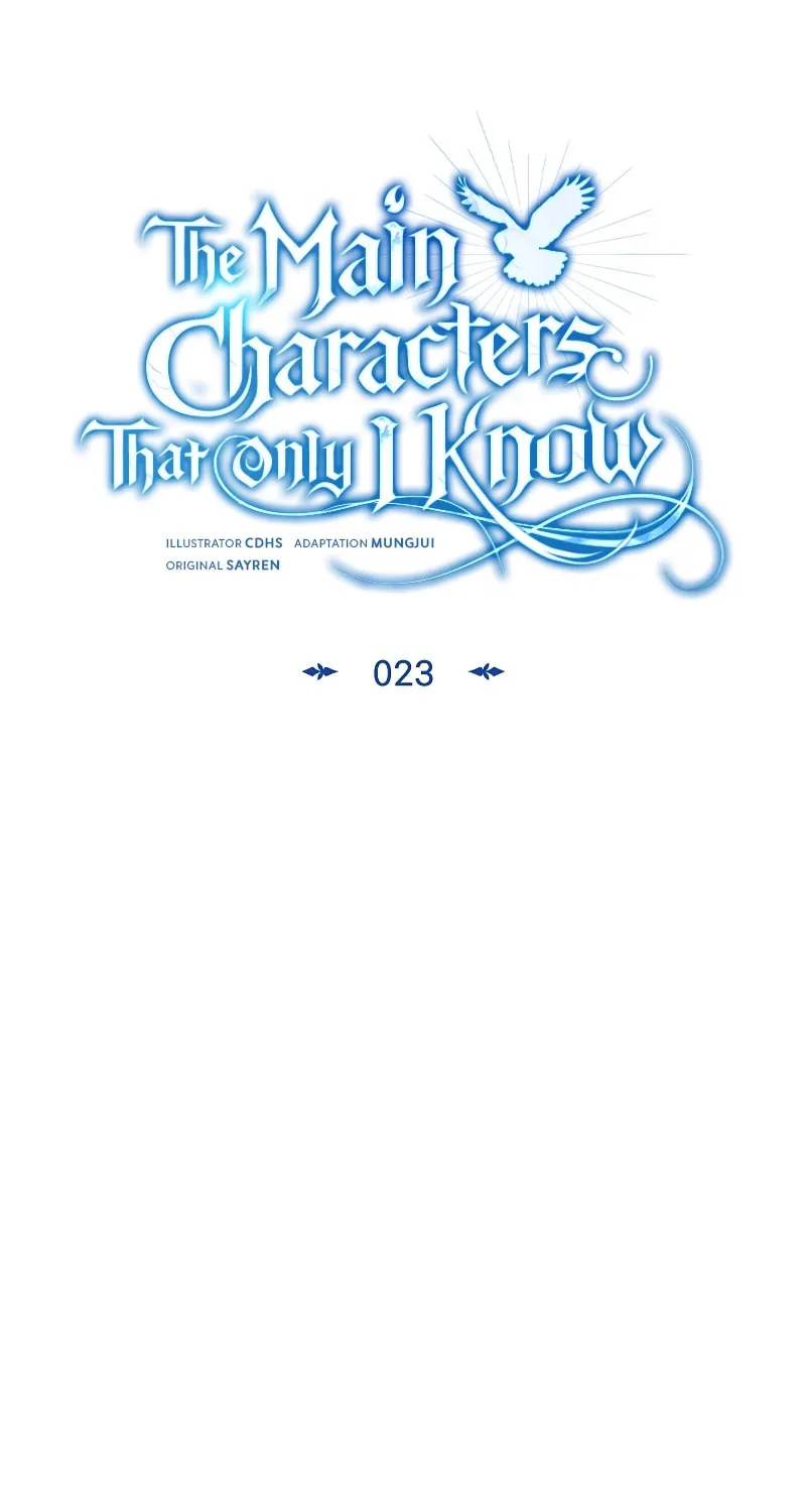 The Main Characters That Only I Know Chapter 23 page 34 - 