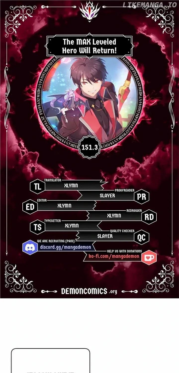 Read The Max Level Hero Has Returned! chapter 151.3 image 1 on Lezhin