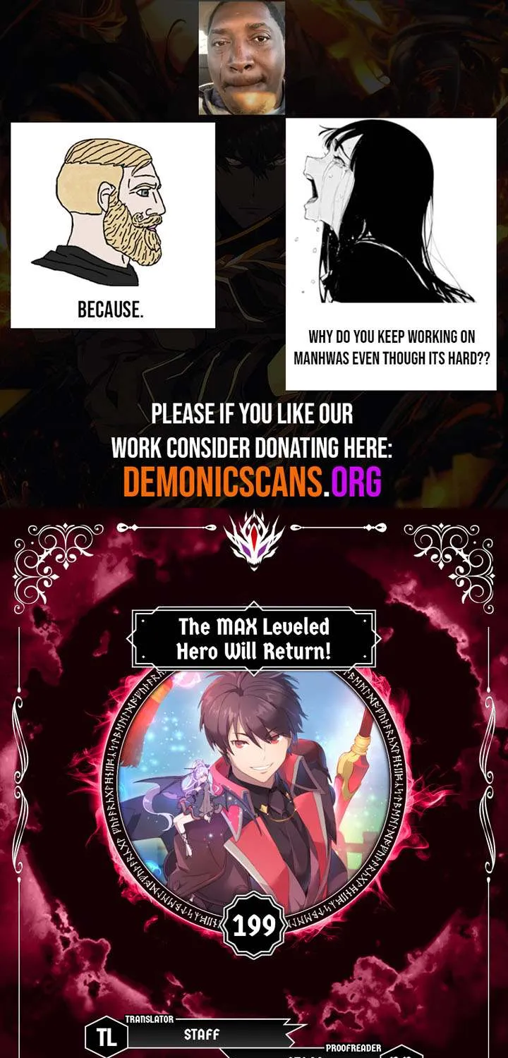 Read The Max Level Hero Has Returned! chapter 199 image 1 on Lezhin