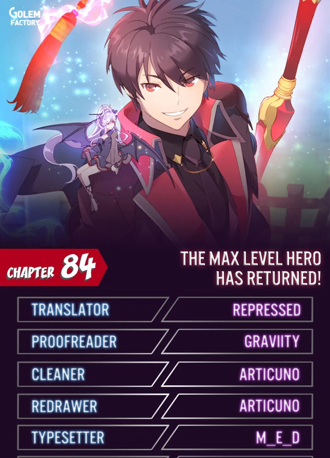 Read The Max Level Hero Has Returned! chapter 84 image 0 on Lezhin
