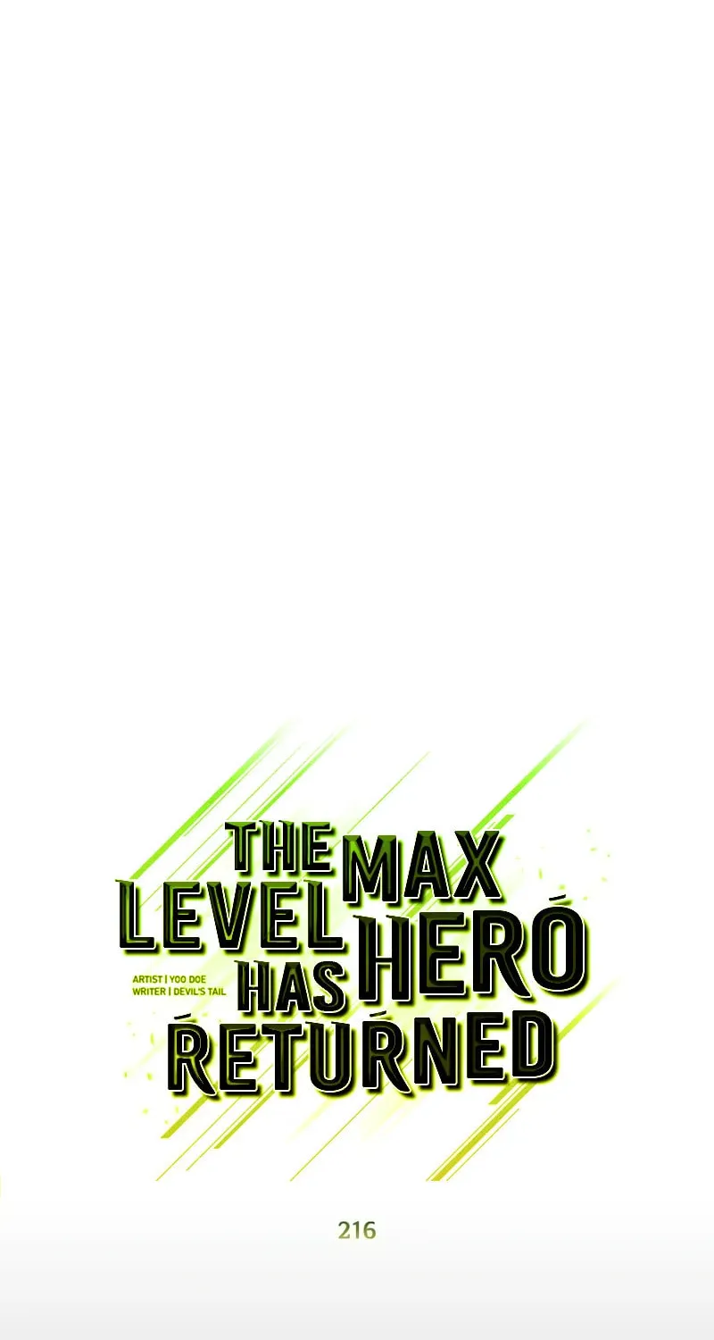 Read The Max Level Hero Strikes Back! chapter 216 image 18 on Lezhin