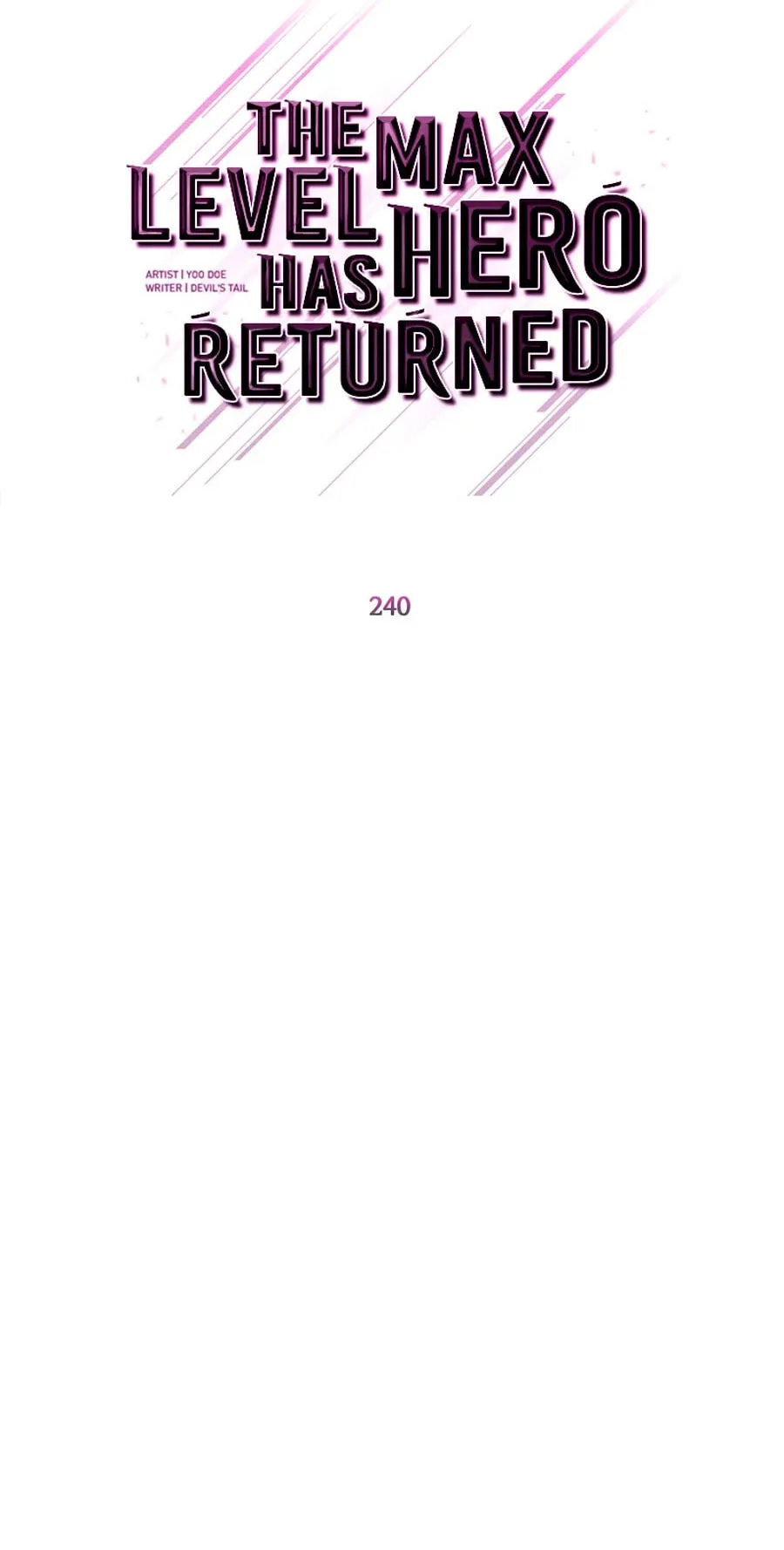 Read The Max Level Hero Strikes Back! chapter 240 image 17 on Lezhin