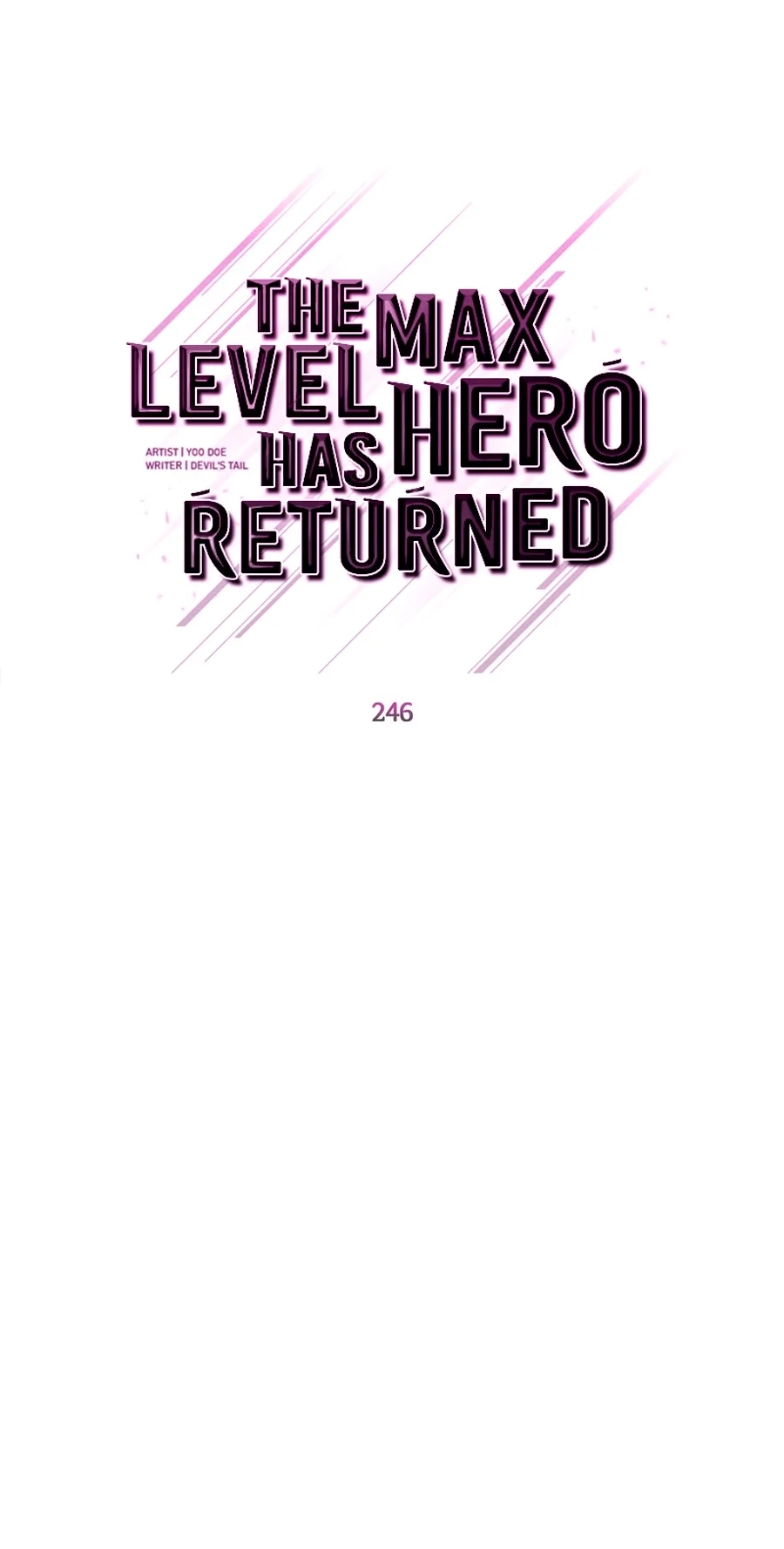 Read The Max Level Hero Strikes Back! chapter 246 image 17 on Lezhin