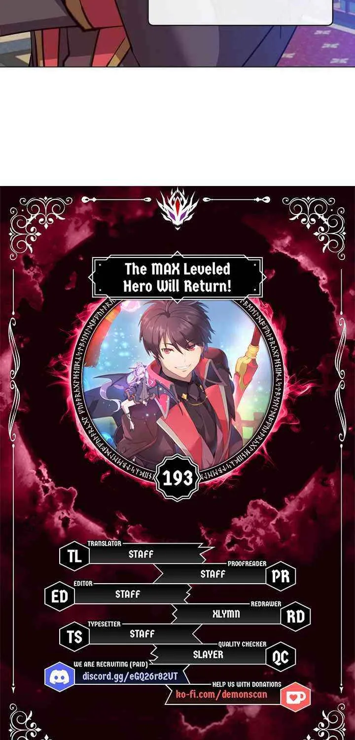 Read The MAX leveled hero will return! chapter 193 image 4 on Lezhin