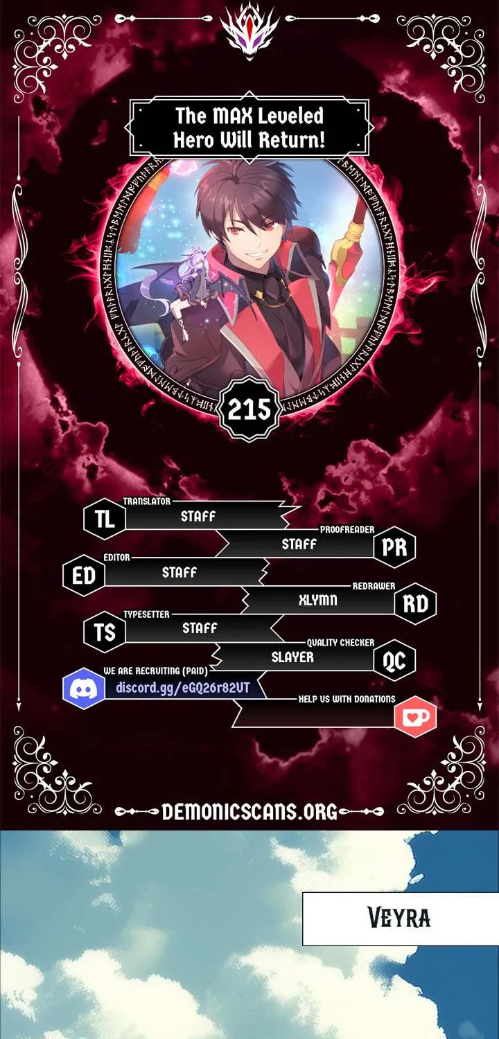Read The MAX leveled hero will return! chapter 215 image 1 on Lezhin