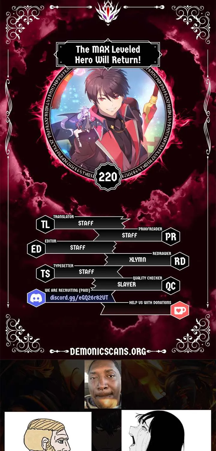 Read The MAX leveled hero will return! chapter 220 image 1 on Lezhin