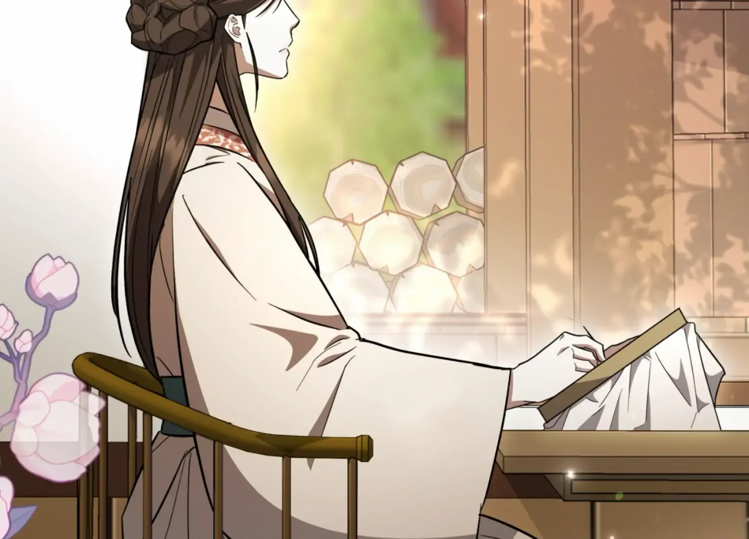 Read The Night When Flowers Fall chapter 19 image 8 on Lezhin