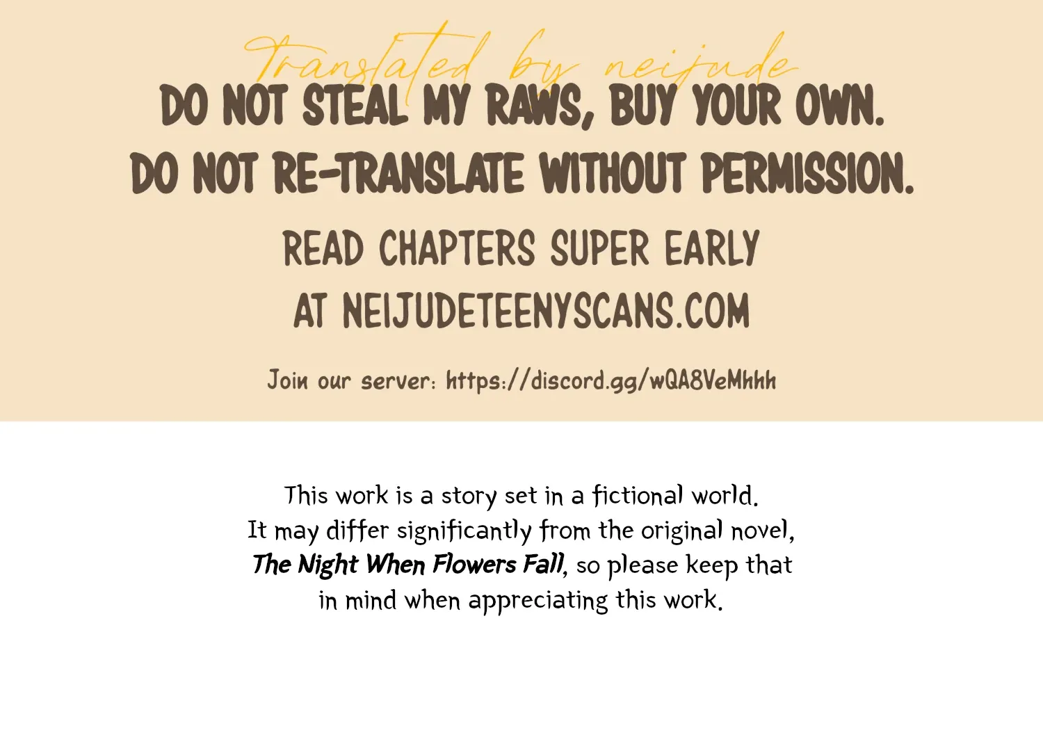 Read The Night When Flowers Fall chapter 32 image 1 on Lezhin