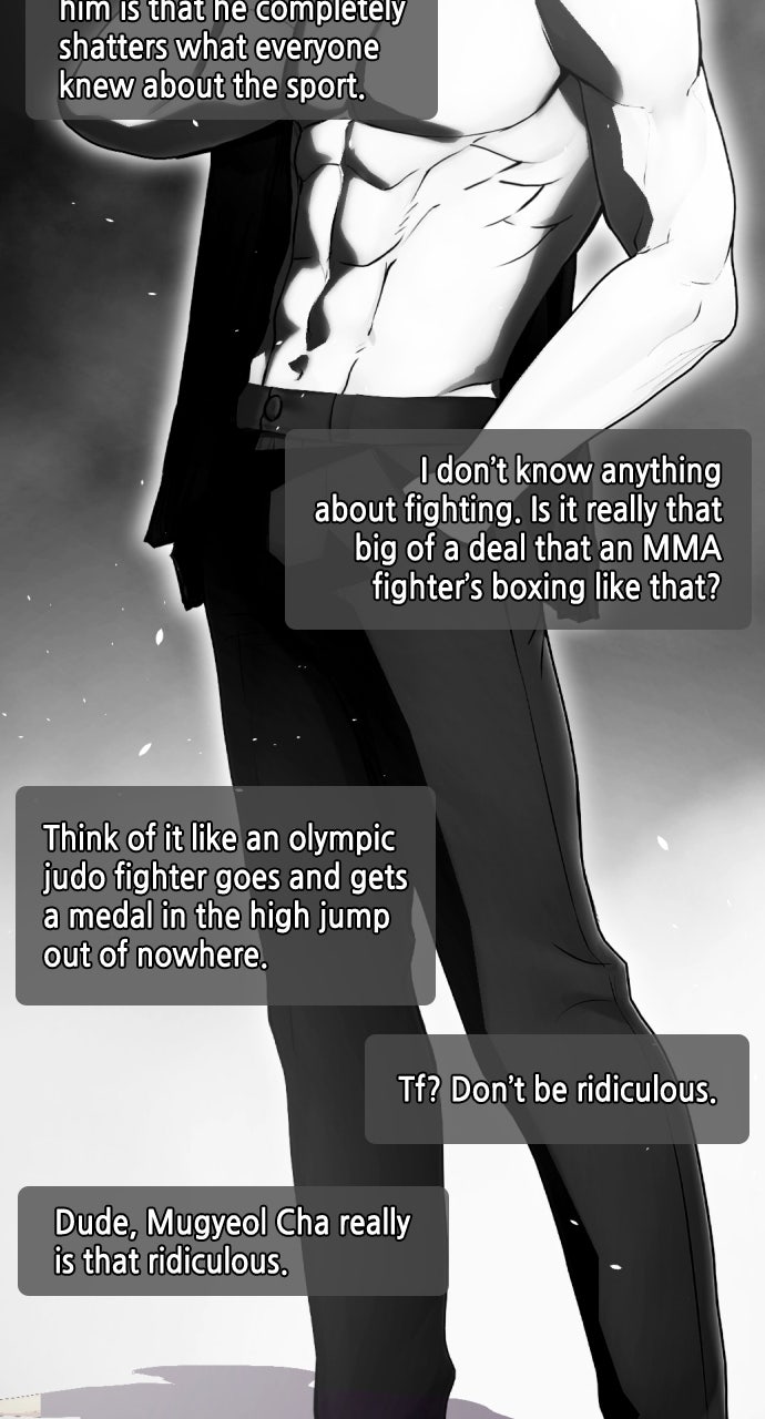 Read The Outcast is a Fighter chapter 103 image 76 on Lezhin