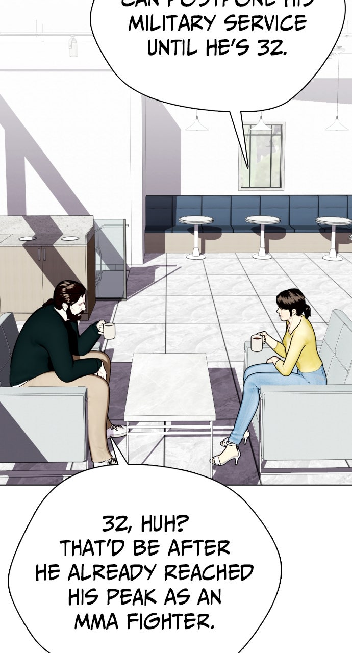 Read The Outcast is a Fighter chapter 115 image 90 on Lezhin