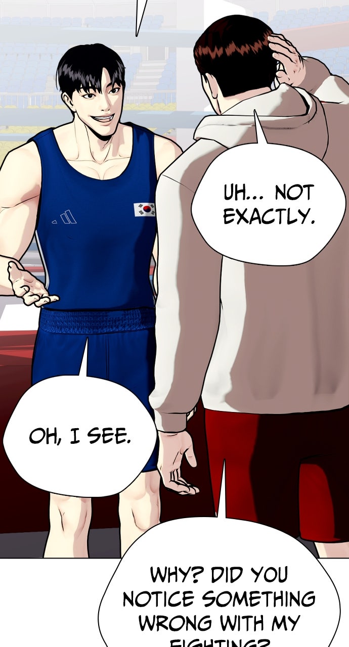 Read The Outcast is a Fighter chapter 116 image 46 on Lezhin