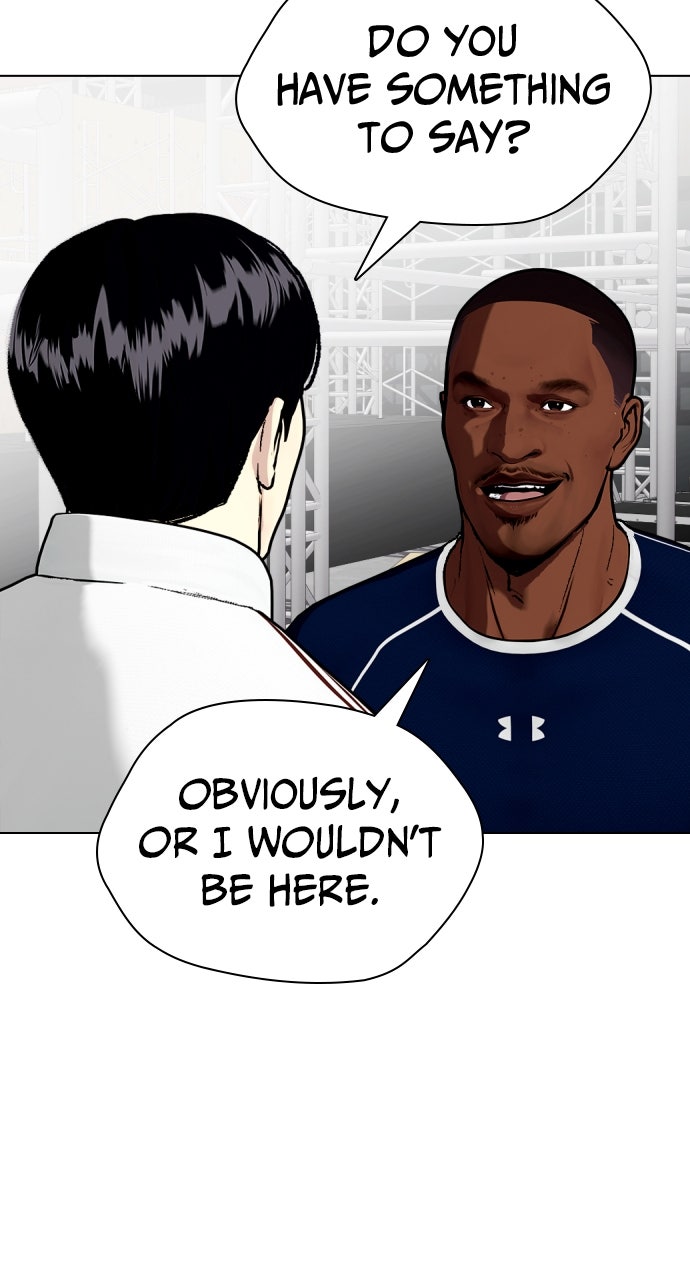 Read The Outcast is a Fighter chapter 128 image 116 on Lezhin