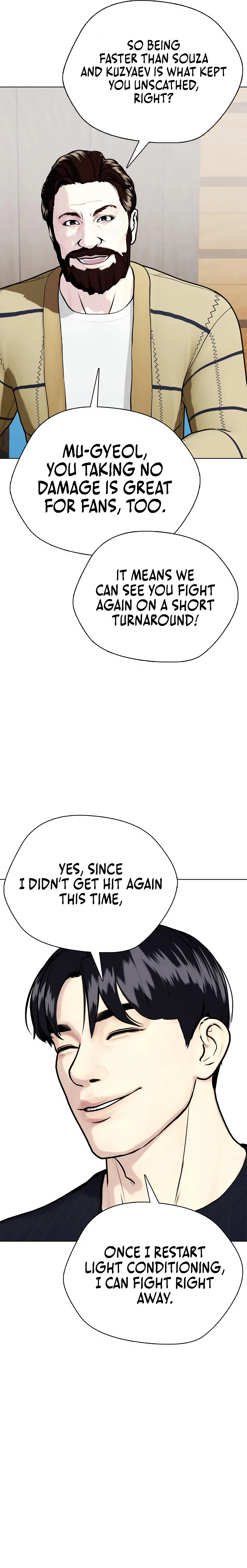 Read The Outcast is a Fighter chapter 137 image 40 on Lezhin