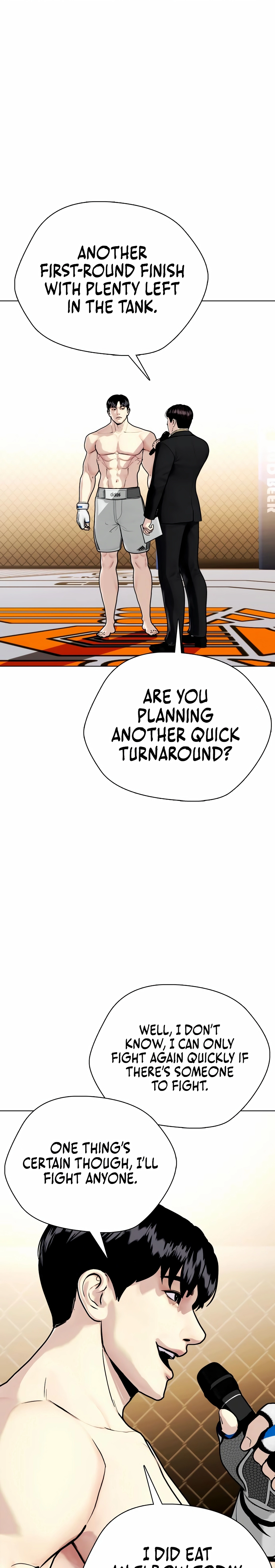Read The Outcast is a Fighter chapter 142 image 10 on Lezhin