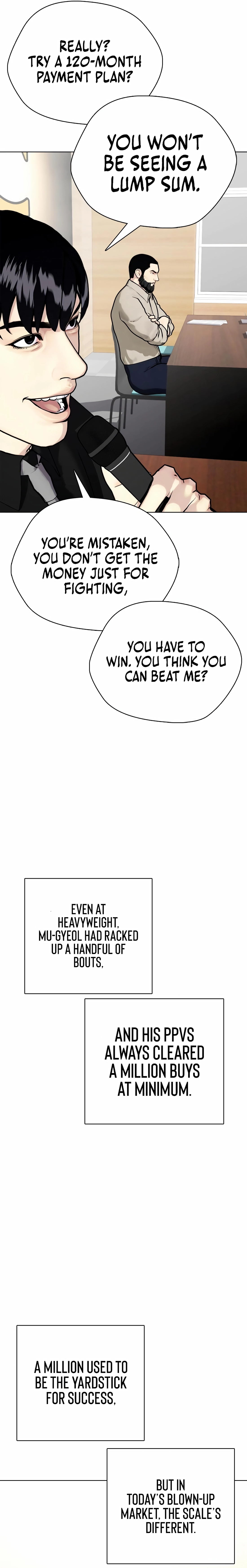 Read The Outcast is a Fighter chapter 142 image 20 on Lezhin