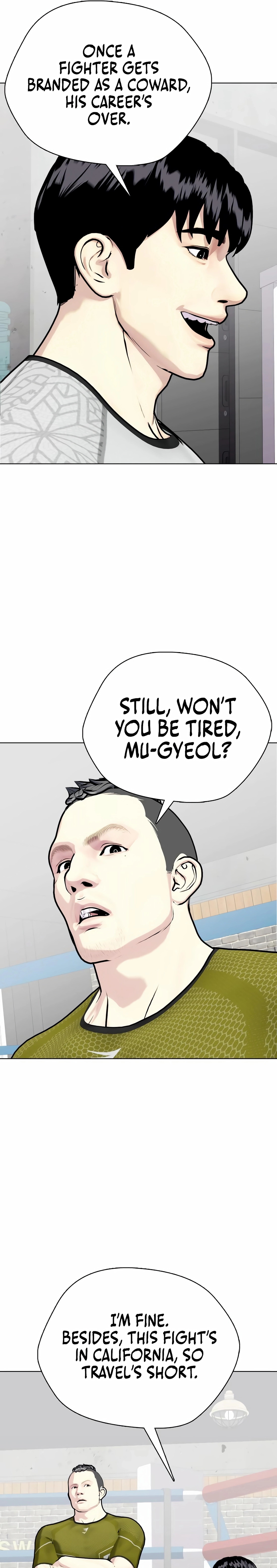 Read The Outcast is a Fighter chapter 142 image 40 on Lezhin