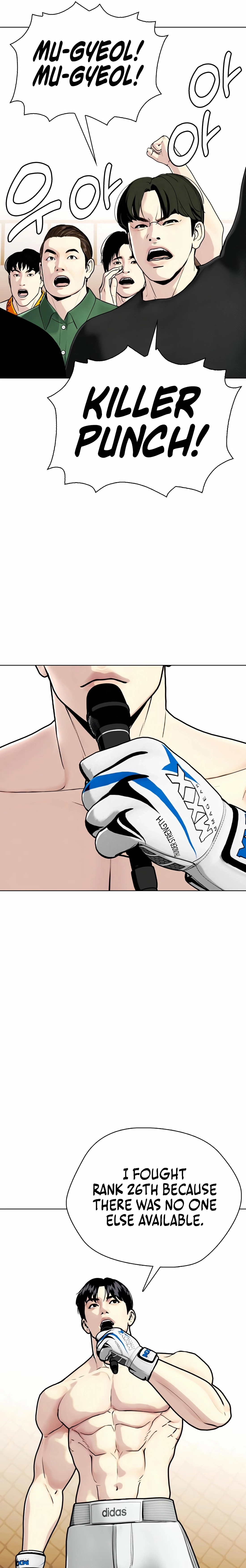 Read The Outcast is a Fighter chapter 142 image 8 on Lezhin