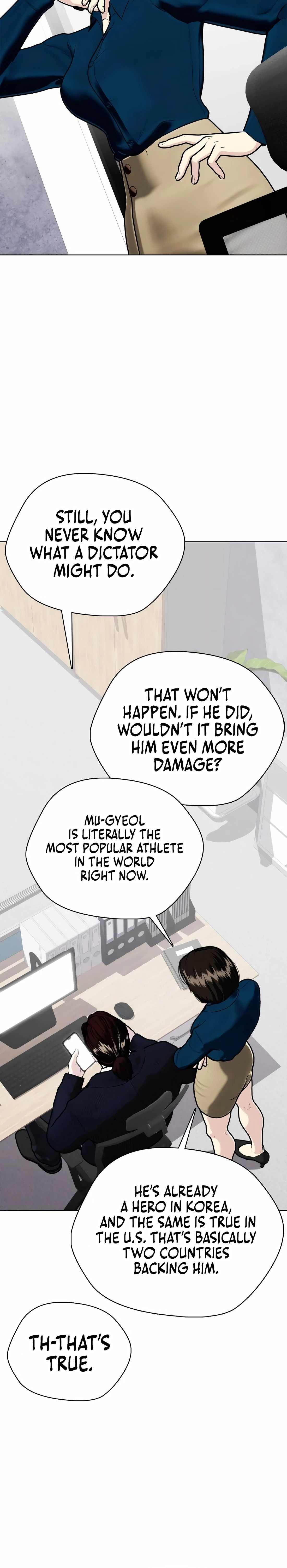 Read The Outcast is a Fighter chapter 146 image 45 on Lezhin