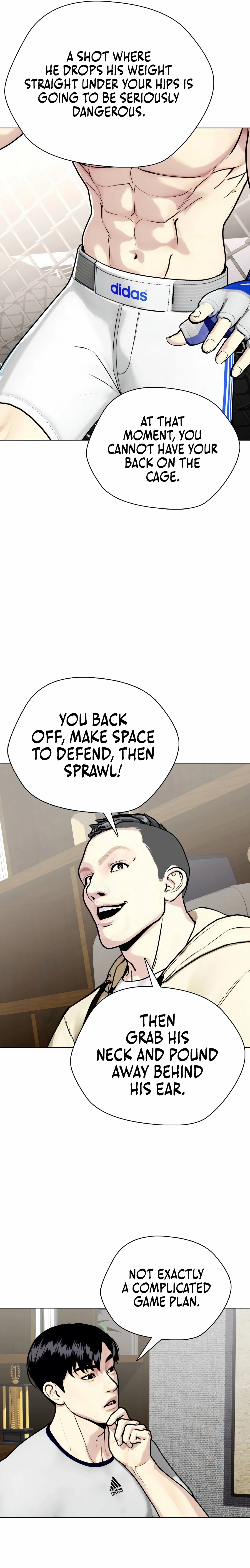 Read The Outcast is a Fighter chapter 147 image 8 on Lezhin