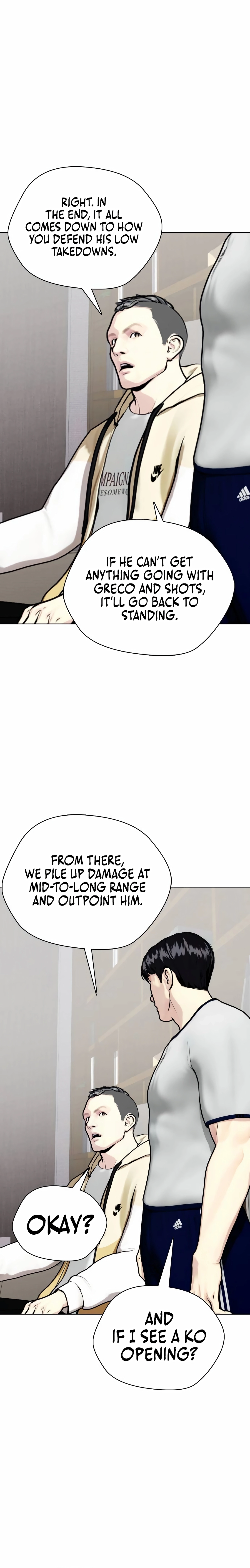 Read The Outcast is a Fighter chapter 147 image 9 on Lezhin