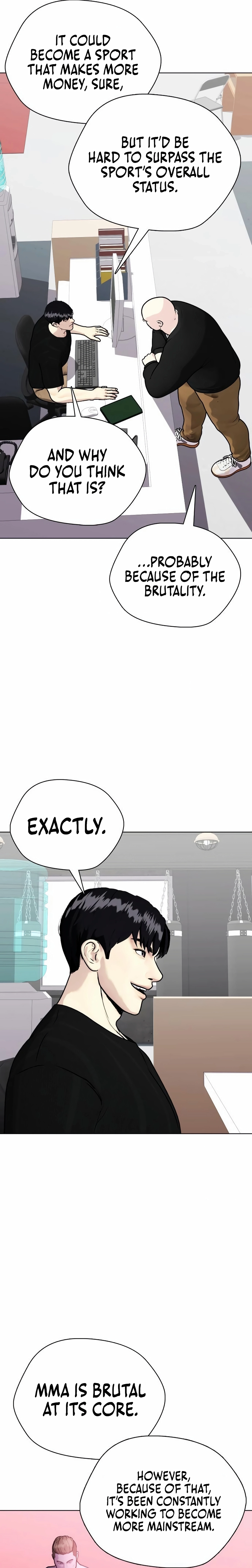 Read The Outcast is a Fighter chapter 148 image 32 on Lezhin