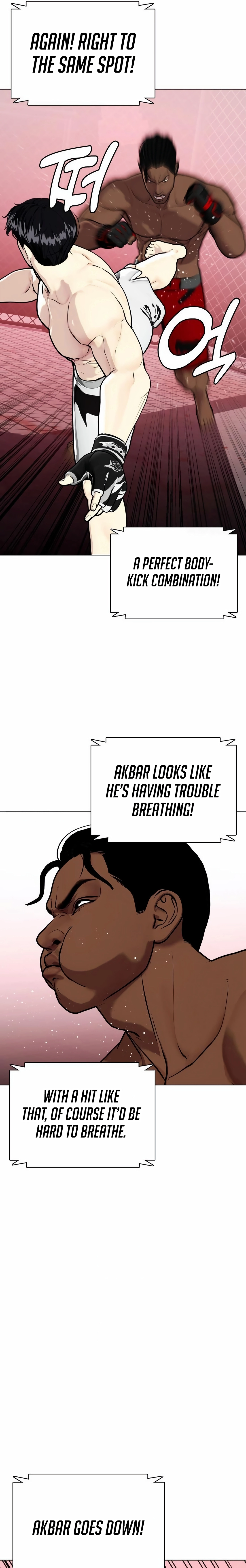 Read The Outcast is a Fighter chapter 150 image 24 on Lezhin