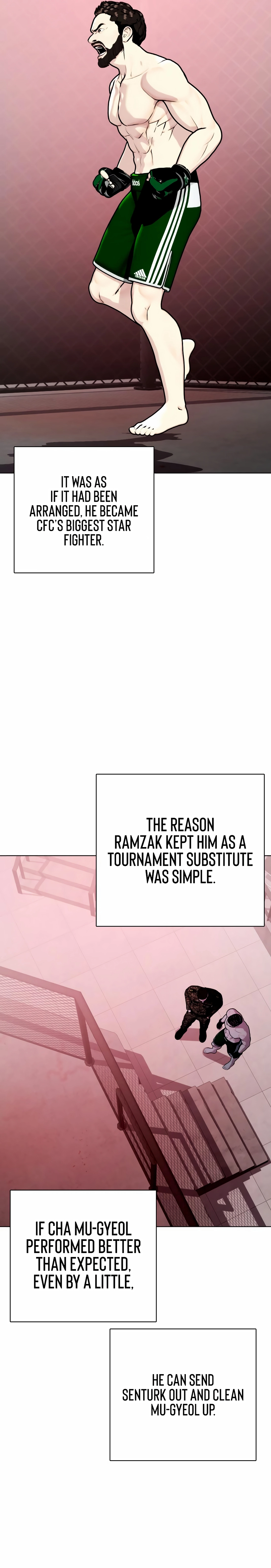 Read The Outcast is a Fighter chapter 151 image 8 on Lezhin