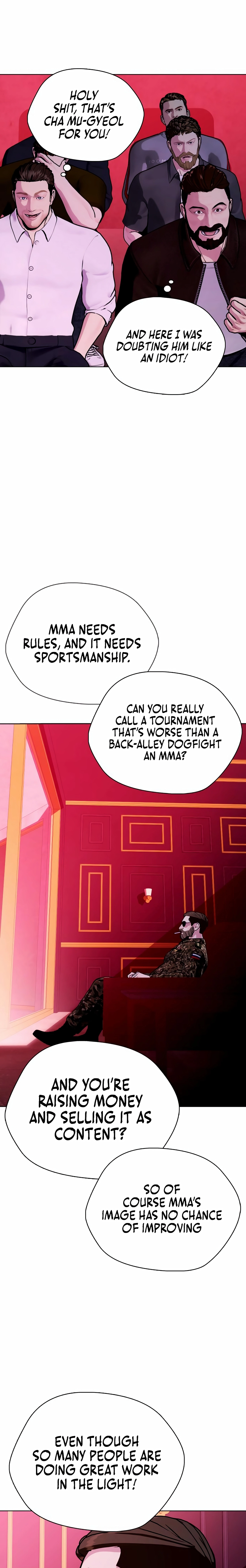Read The Outcast is a Fighter chapter 152 image 24 on Lezhin