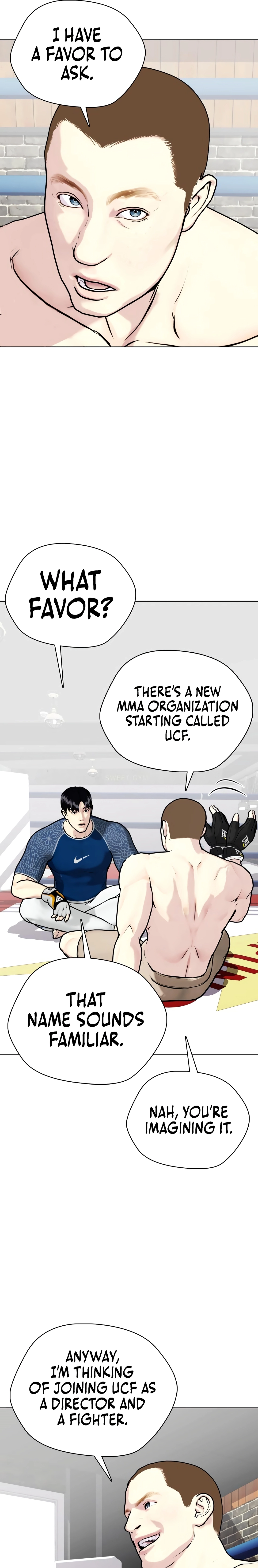Read The Outcast is a Fighter chapter 155 image 4 on Lezhin