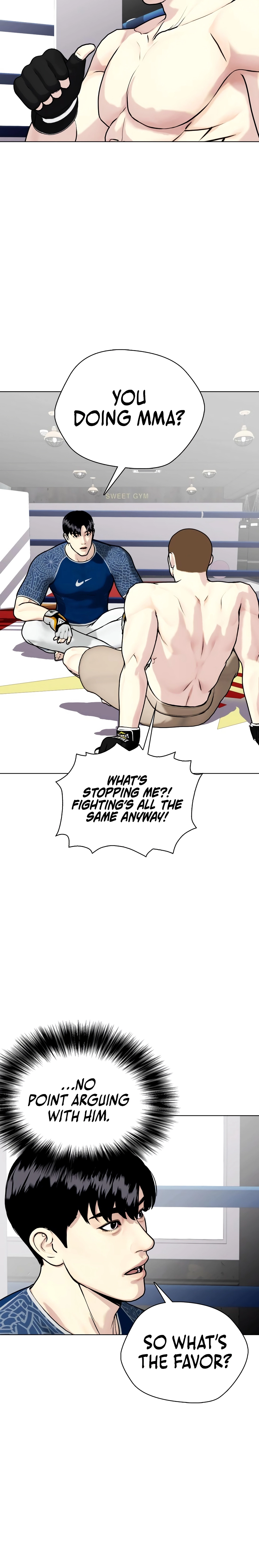 Read The Outcast is a Fighter chapter 155 image 5 on Lezhin