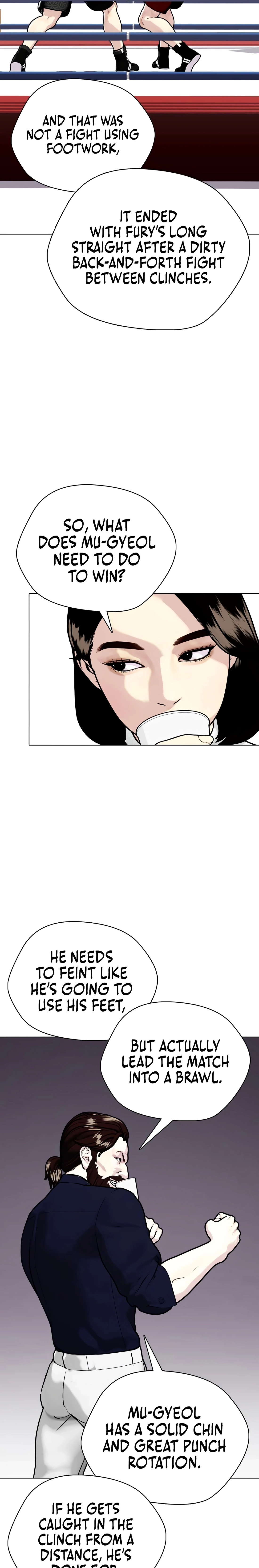 Read The Outcast is a Fighter chapter 156 image 32 on Lezhin