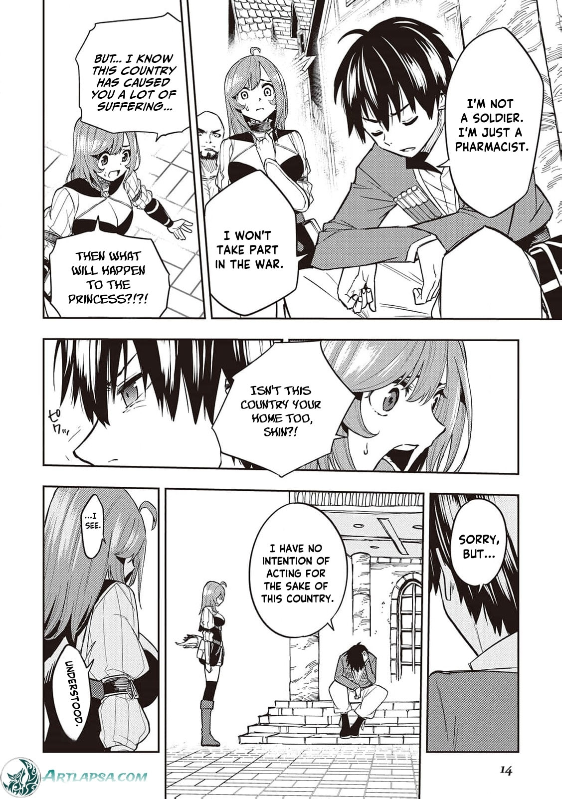 Read The Pilgrim Apothecary chapter 10 image 14 on Lezhin